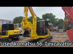 Komatsu PC56 Crawler Excavator With 0.22m3 Bucket Capacity And 5300KG Operating Weight